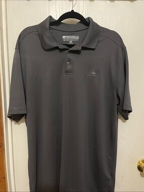 Pebble Beach Men's Charcoal Gray Polo Shirt XL